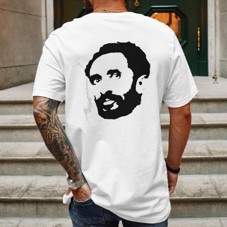 Spreadshirt Haile Selassie Mens Back Print T-shirt Gifts for Men