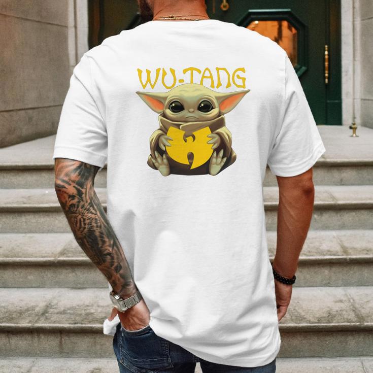 Star Wars Baby Yoda Hug Wu-Tang Clan Shirt Mens Back Print T-shirt Gifts for Men