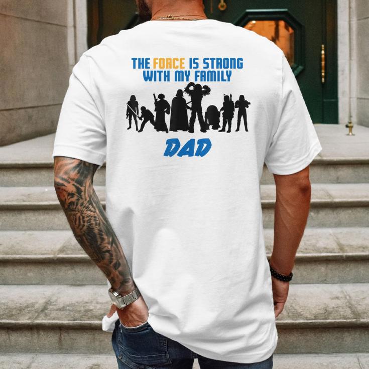 Star Wars The Force Matching Family Dad T-Shirt Mens Back Print T-shirt Gifts for Men