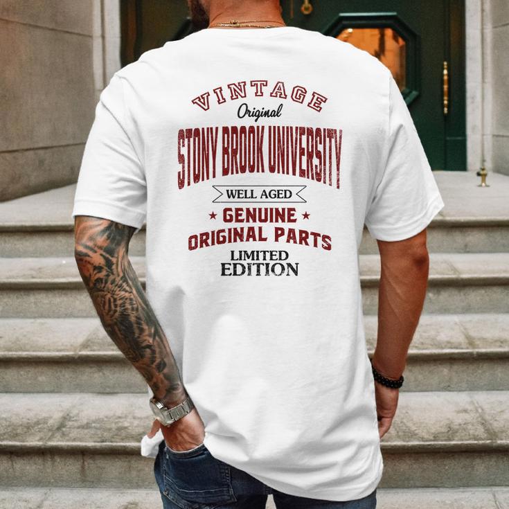 Stony Brook University Well Aged Vintage Original Parts 2020 Mens Back Print T-shirt Gifts for Men