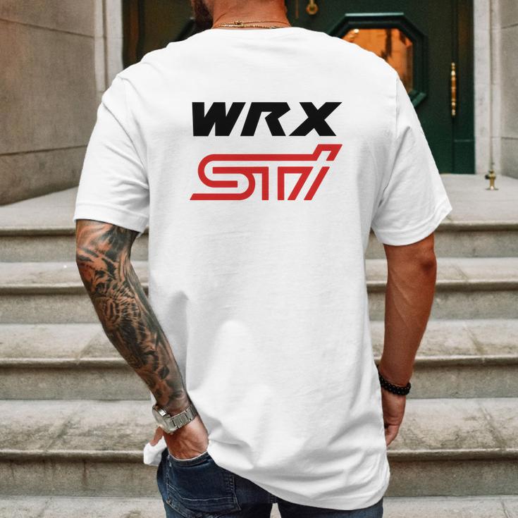 Subaru Wrx Sti Logo Mens Back Print T-shirt Gifts for Men