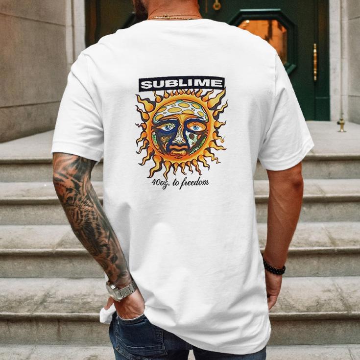 Sublime 40 Oz To Freedom Mens Back Print T-shirt Gifts for Men