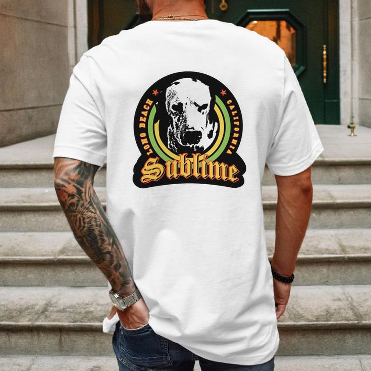 Sublime Long Beach California Mens Back Print T-shirt Gifts for Men