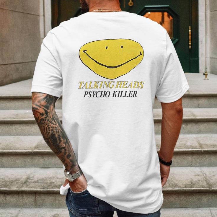 Talking Heads Psycho Killer Mens Back Print T-shirt Gifts for Men