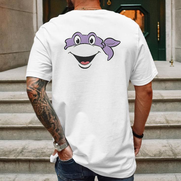 Teenage Mutant Ninja Turtles Donatello Big Face Mens Back Print T-shirt Gifts for Men