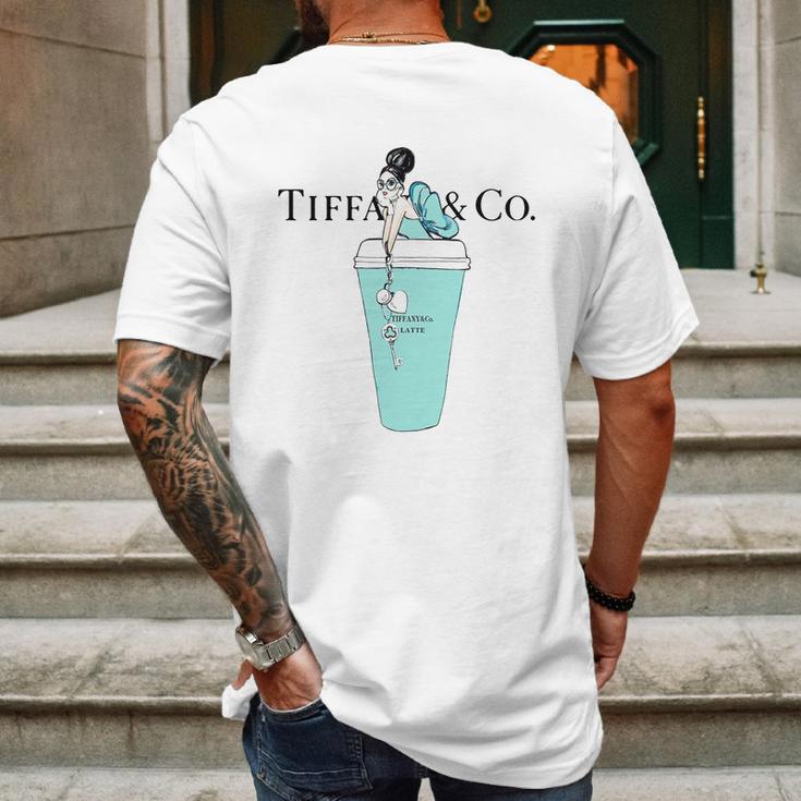 Tiffany And Co Latte Mens Back Print T-shirt Gifts for Men