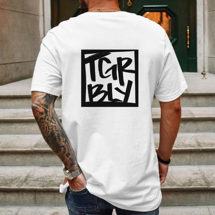 Tigerbelly Podcast Mens Back Print T-shirt Gifts for Men