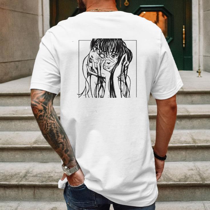 Tomie Anime Manga Junji Ito Uzumaki Mens Back Print T-shirt Gifts for Men