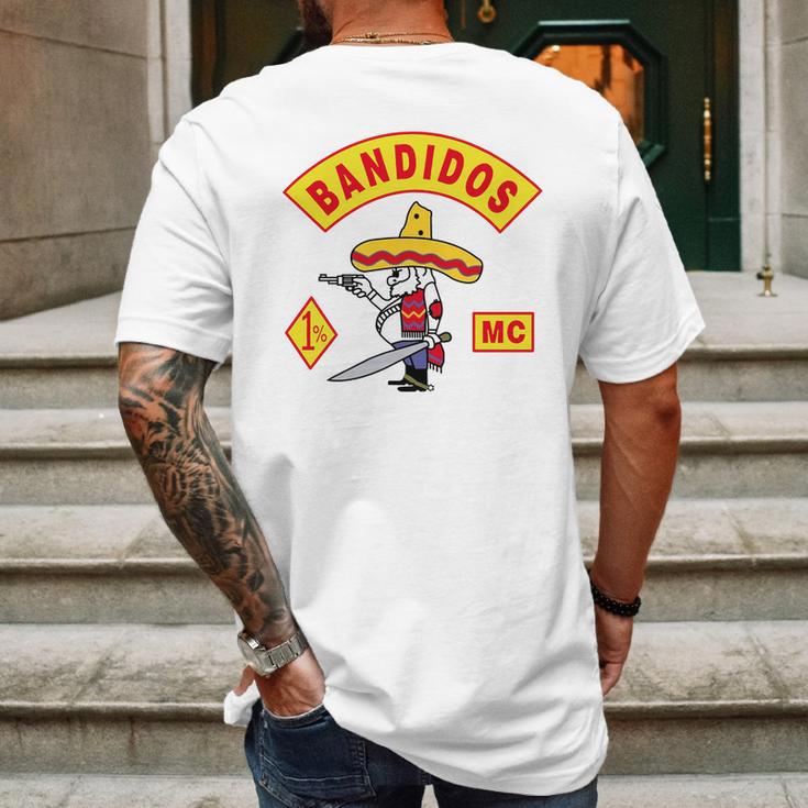 Top Selling - Bandidos Motorcycle Club - Mens T-Shirt Mens Back Print T-shirt Gifts for Men