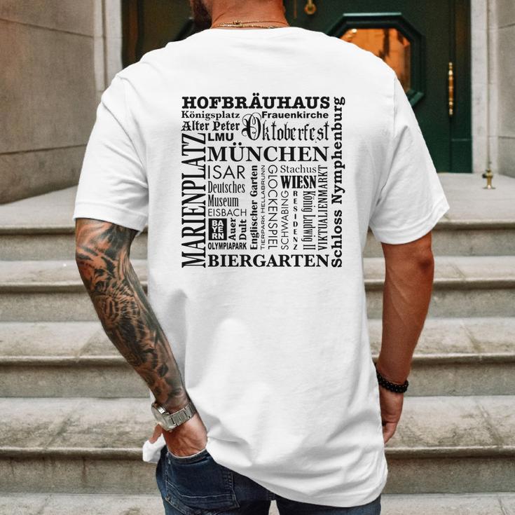 Top Selling - Bayern Bavaria Muenchen Munich Germany City Design - Mens T-Shirt Mens Back Print T-shirt Gifts for Men