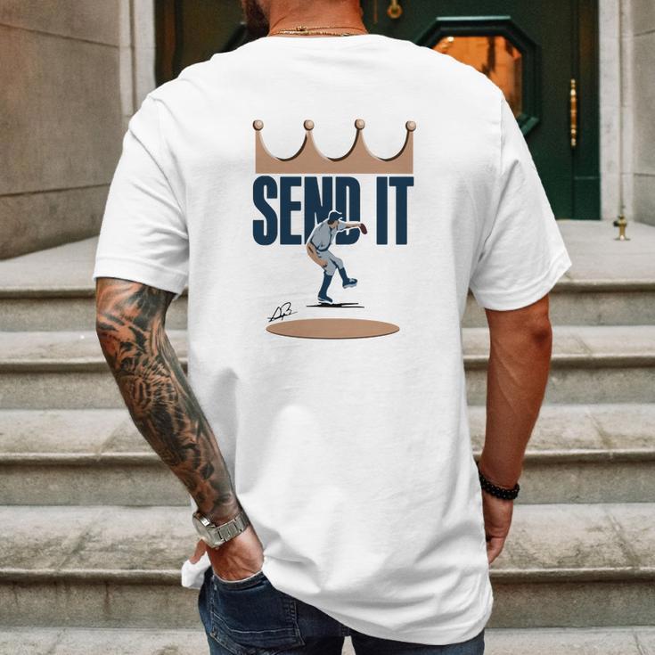 Trevor Bauer Send It Mens Back Print T-shirt Gifts for Men