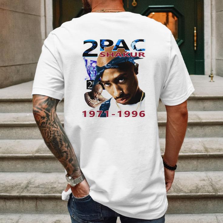 Tupac Shakur 1971-1996 Mens Back Print T-shirt Gifts for Men