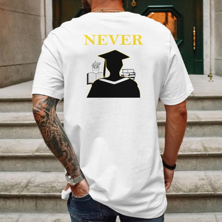 Never Underestimate An Old Man Who Graduated From Carnegie Mellon University 2020 Mens Back Print T-shirt Gifts for Men