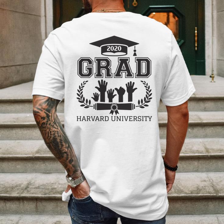 University School Graduation Harvard University Grad 2020 Mens Back Print T-shirt Gifts for Men