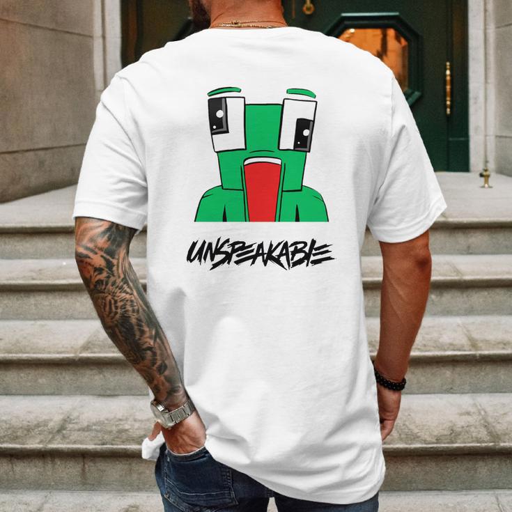 Unspeakable T-Shirt Mens Back Print T-shirt Gifts for Men