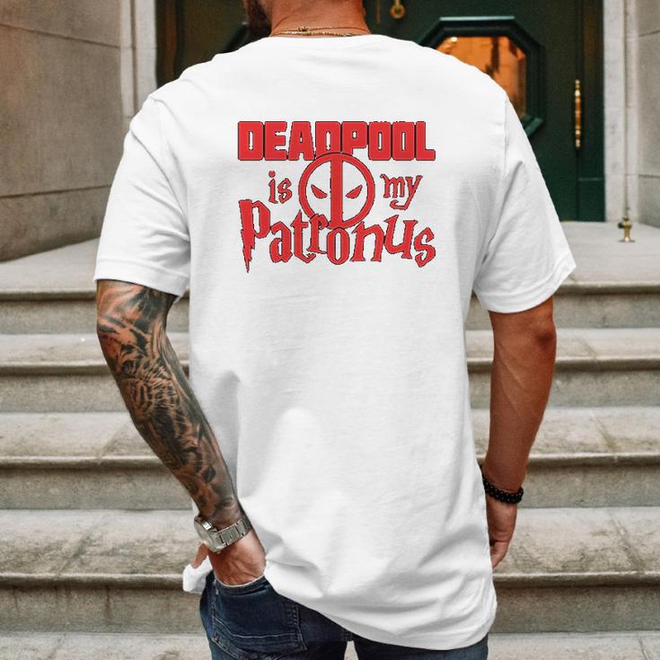 Utopia Sport Deadpool Is My Patronus Mens Back Print T-shirt Gifts for Men