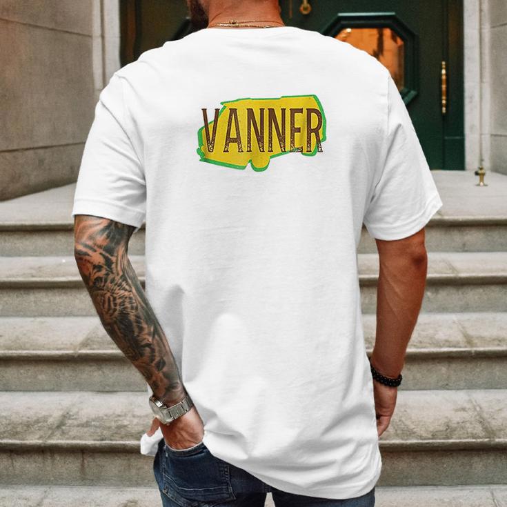 Vannin Vanning Van Mens Back Print T-shirt Gifts for Men