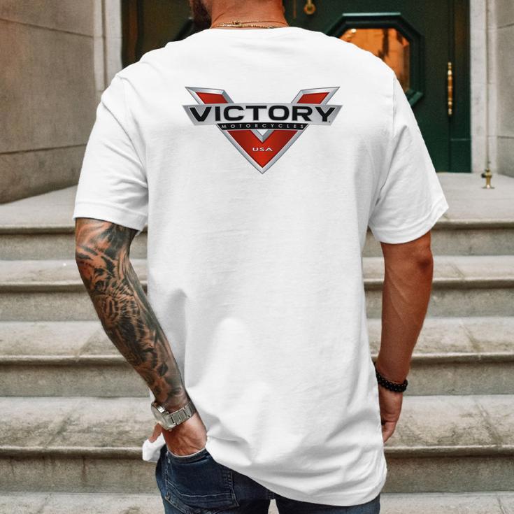 Victory V Motorcycles Usa Tshirts Mens Back Print T-shirt Gifts for Men