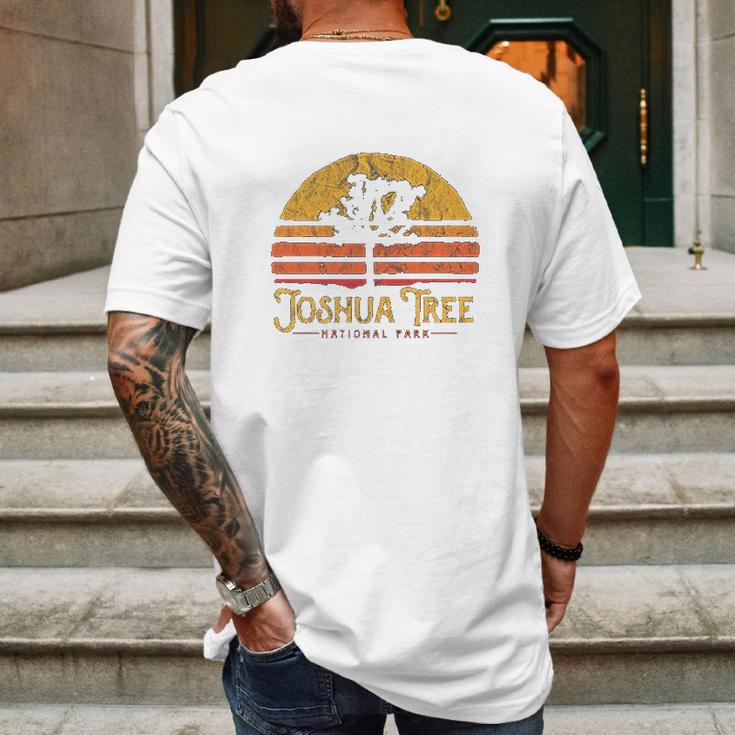 Vintage Joshua Tree National Park Retro Mens Back Print T-shirt Gifts for Men