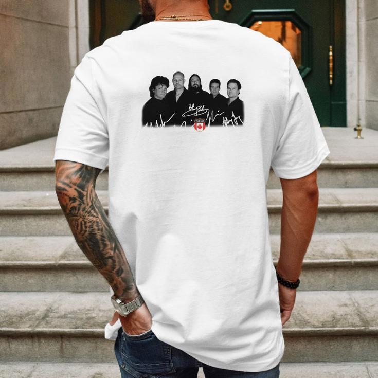 Vintage The Tragically Hip Mono Picture Mens Back Print T-shirt Gifts for Men