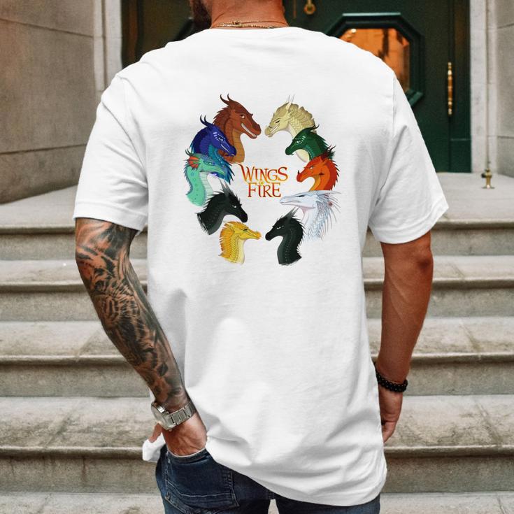 Wings Of Fire Dragonets Mens Back Print T-shirt Gifts for Men