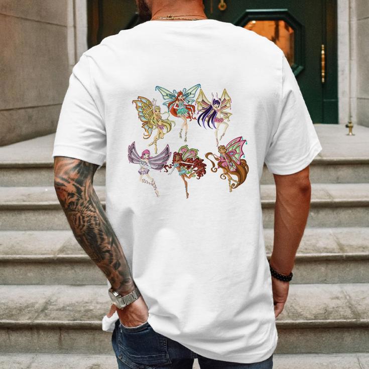 Winx Club Enchantix Shirt Mens Back Print T-shirt Gifts for Men