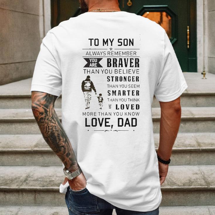 Word For Son Back Print New Style Mens Back Print T-shirt Gifts for Men