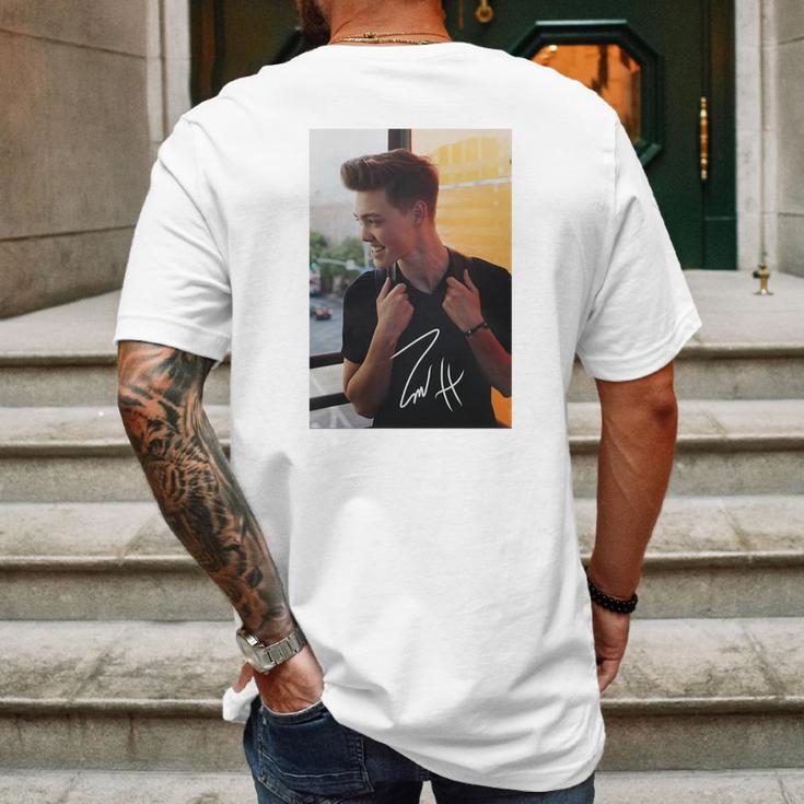 Zach Herron Why Dont We Mens Back Print T-shirt Gifts for Men