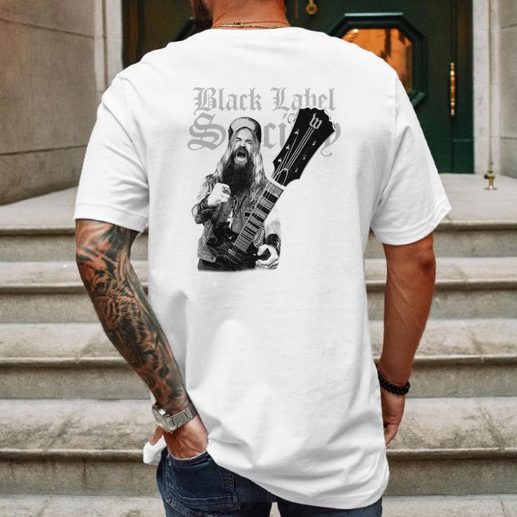 Zakk Wylde Mens Back Print T-shirt Gifts for Men