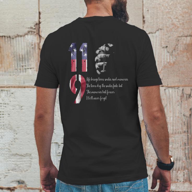 0911 Patriots Day Pray To Victims Meaning Quote Mens Back Print T-shirt Funny Gifts