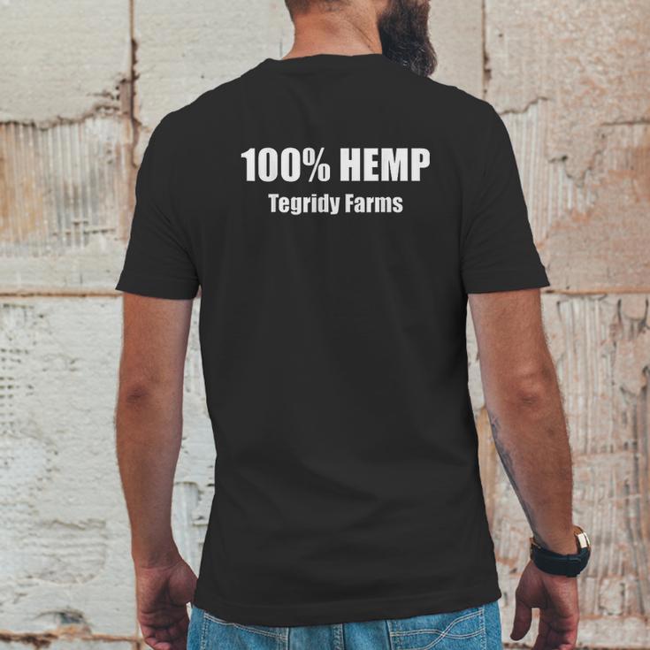 100 Hemp Tegridy Farms Mens Back Print T-shirt Funny Gifts