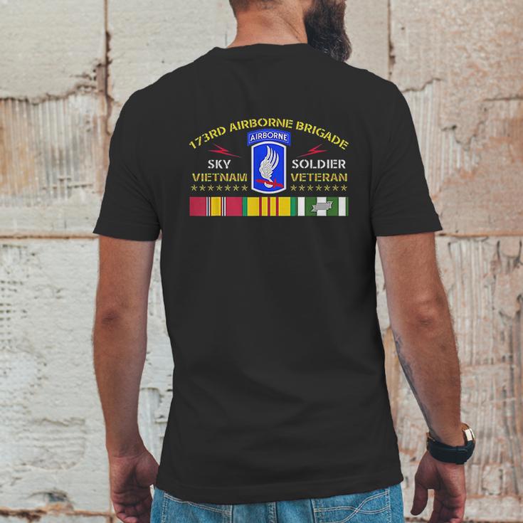 173Rd Airborne Brigade Vietnam Veteran Mens Back Print T-shirt Funny Gifts