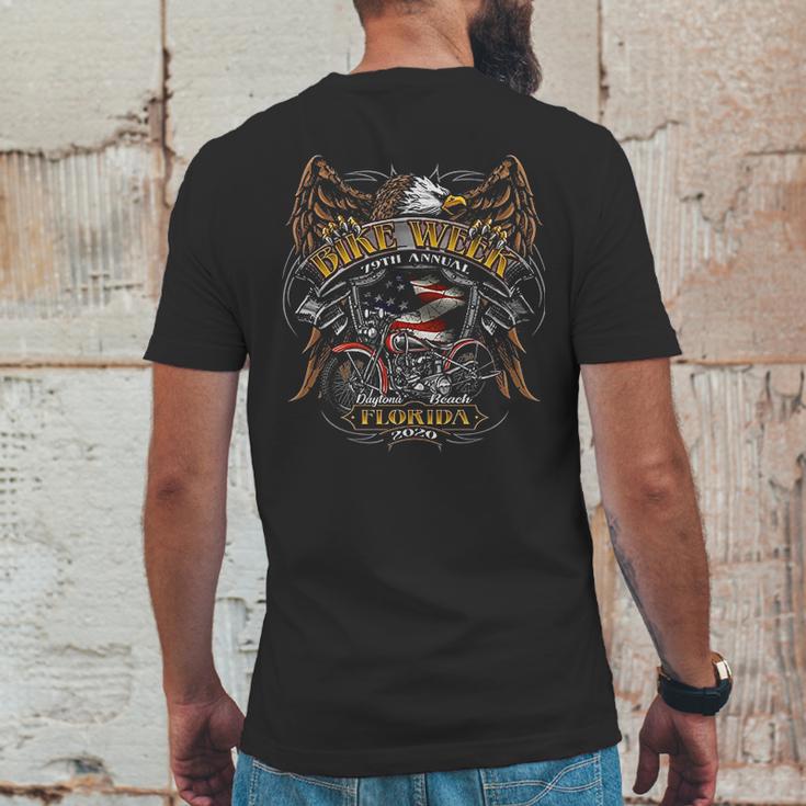 2020 Bike Week Daytona Beach Rebel Rider Mens Back Print T-shirt Funny Gifts