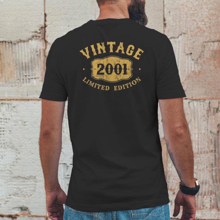 21 Years Old 21St Birthday Vintage Born In 2001 Ver2 Mens Back Print T-shirt Funny Gifts