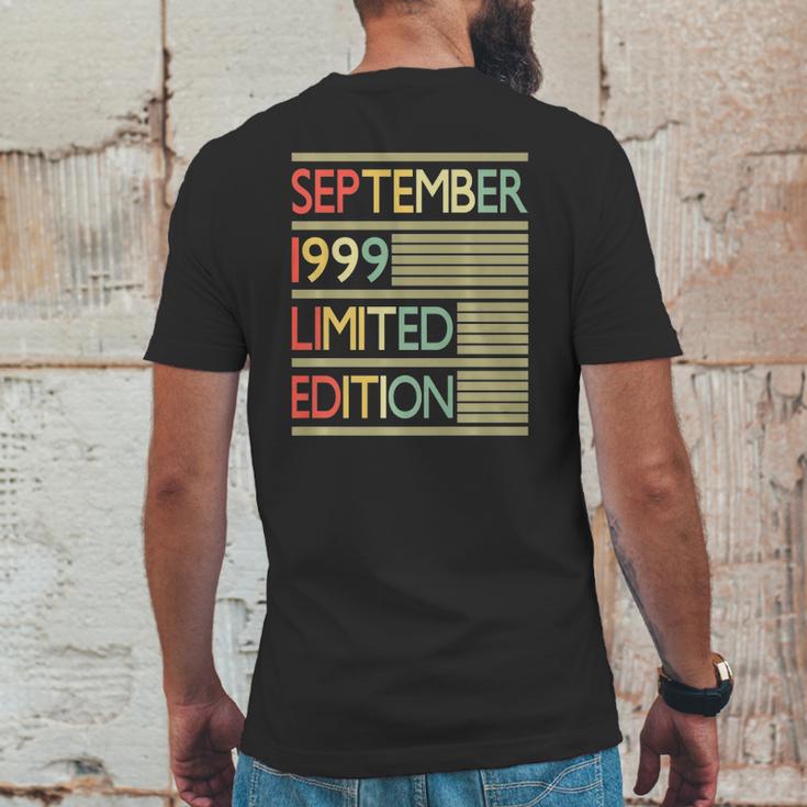 22 Years Old - 22Nd Birthday Gift September 1999 Mens Back Print T-shirt Funny Gifts