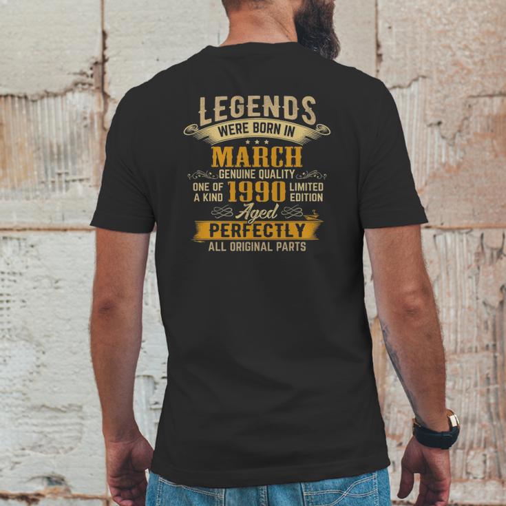 31 Years Old 31St Birthday - Legends Were Born In March 1990 Ver2 Mens Back Print T-shirt Funny Gifts