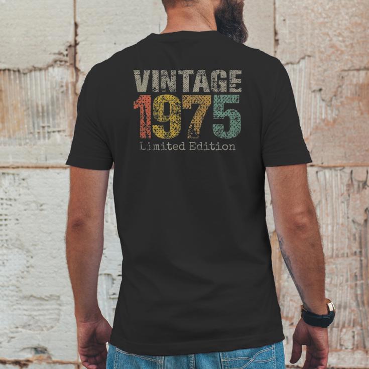 47 Years Old Gifts Vintage 1975 Limited Edition 47Th Birthday Mens Back Print T-shirt Funny Gifts