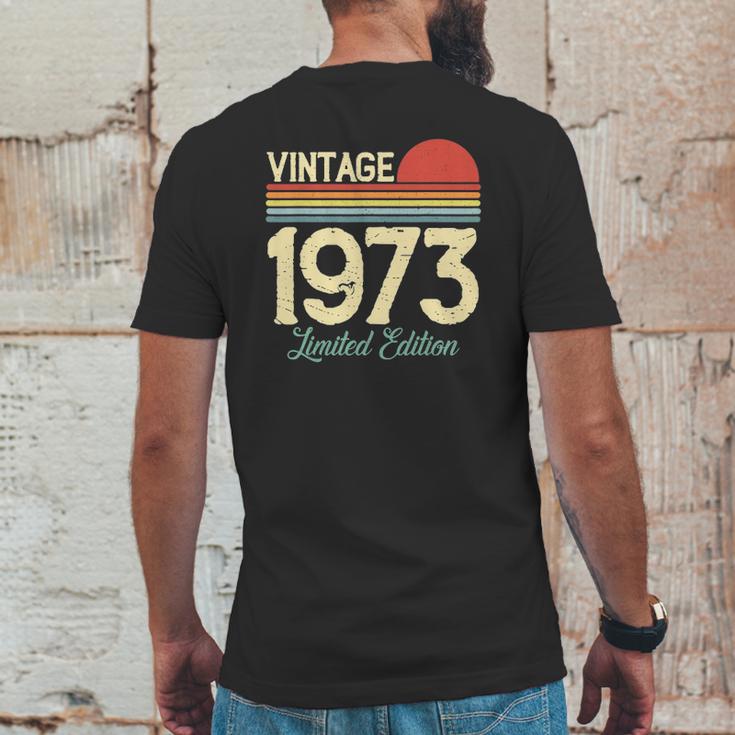 49 Years Old Vintage 1973 Classic Happy 49Th Birthday Mens Back Print T-shirt Funny Gifts