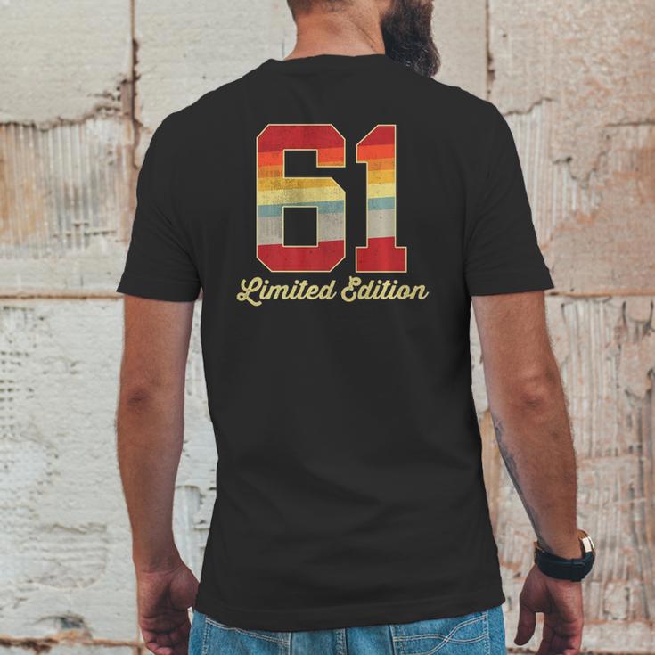 61St Birthday Vintage Limited Edition 1961 61 Years Old Men Mens Back Print T-shirt Funny Gifts