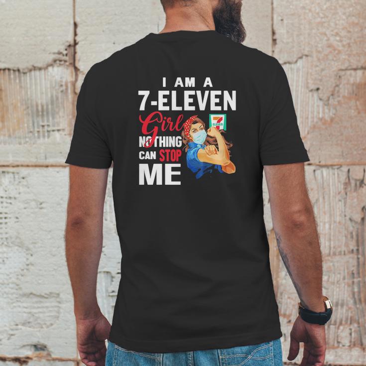 I Am A 7-Eleven Girl Nothing Can Stop Me Coronavirus Shirth Mens Back Print T-shirt Funny Gifts