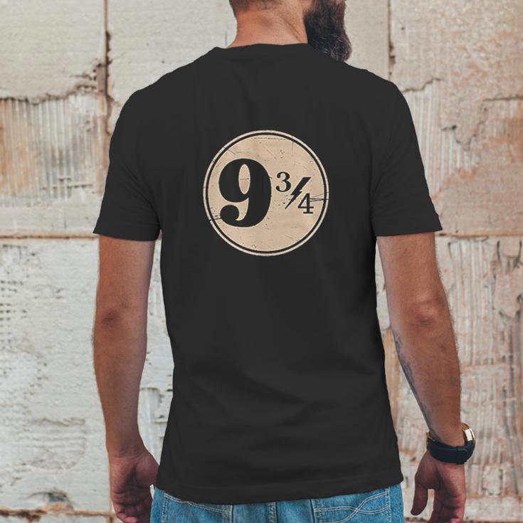 9 34 Nine Three Quarters Harry Potter Hogwarts Mens Back Print T-shirt Funny Gifts