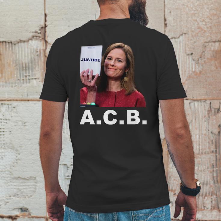 ACB Justice Notepad Amy Barrett Mens Back Print T-shirt Funny Gifts