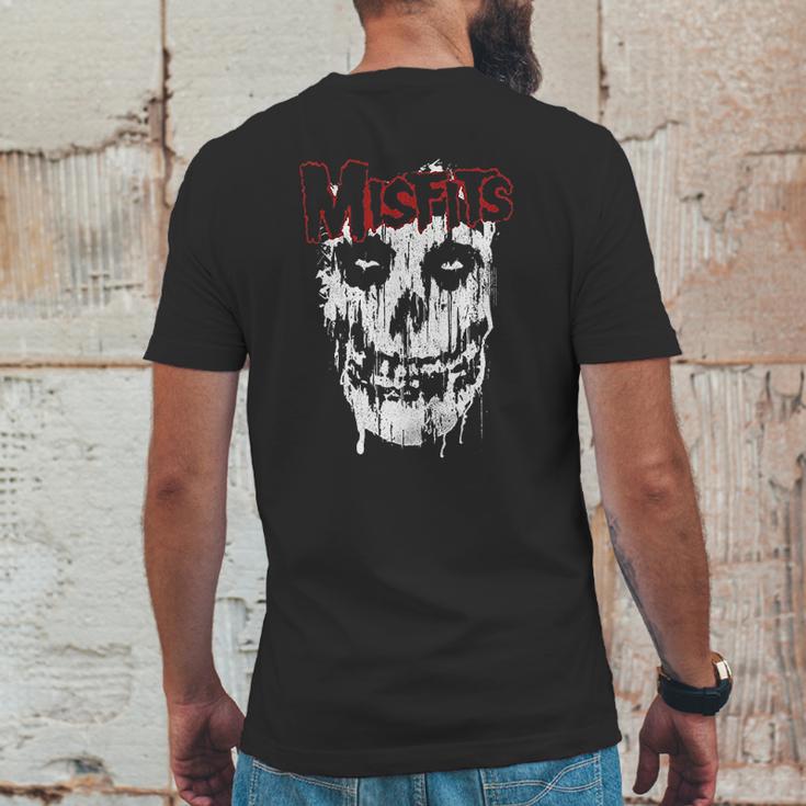 Ae Designs Misfits Splatter Skull Mens Back Print T-shirt Funny Gifts