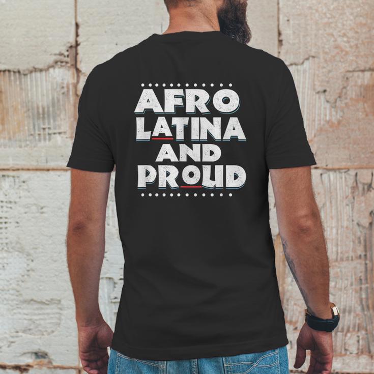 Afro Latin Pride Shirt Afro Latina Gift Mens Back Print T-shirt Funny Gifts