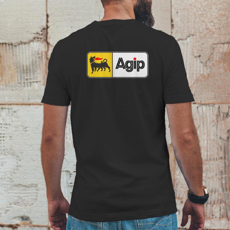 Agip Mens Back Print T-shirt Funny Gifts