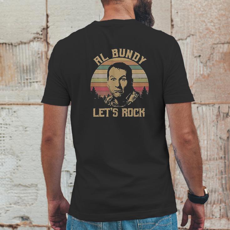 Al Bundy Lets Rock Mens Back Print T-shirt Funny Gifts