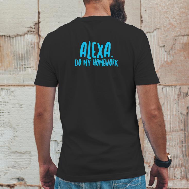 Alexa Do My Homework Funny Joke Kids Youth Mens Back Print T-shirt Funny Gifts