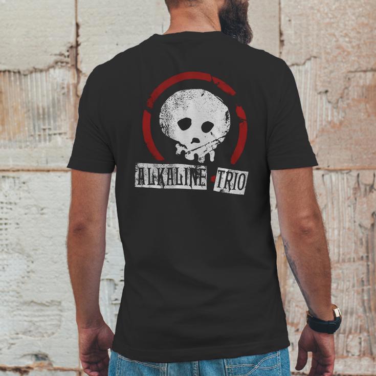 Alkaline Trio Cracked Skull T-Shirt Mens Back Print T-shirt Funny Gifts