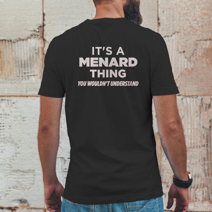 Always Awesome Apparel Its A Menard Thing You Wouldnt Understand Funny Mens Back Print T-shirt Funny Gifts