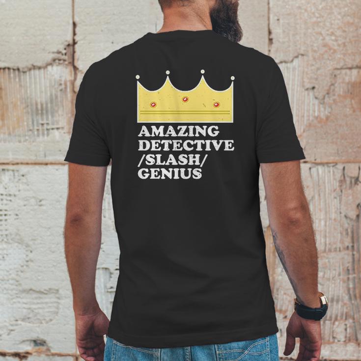 Amazing Detective Slash Genius Funny Graphic Mens Back Print T-shirt Funny Gifts